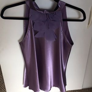 NWOT lavender sleeveless top in size S